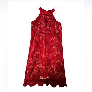 Lace women’s cocktail dress